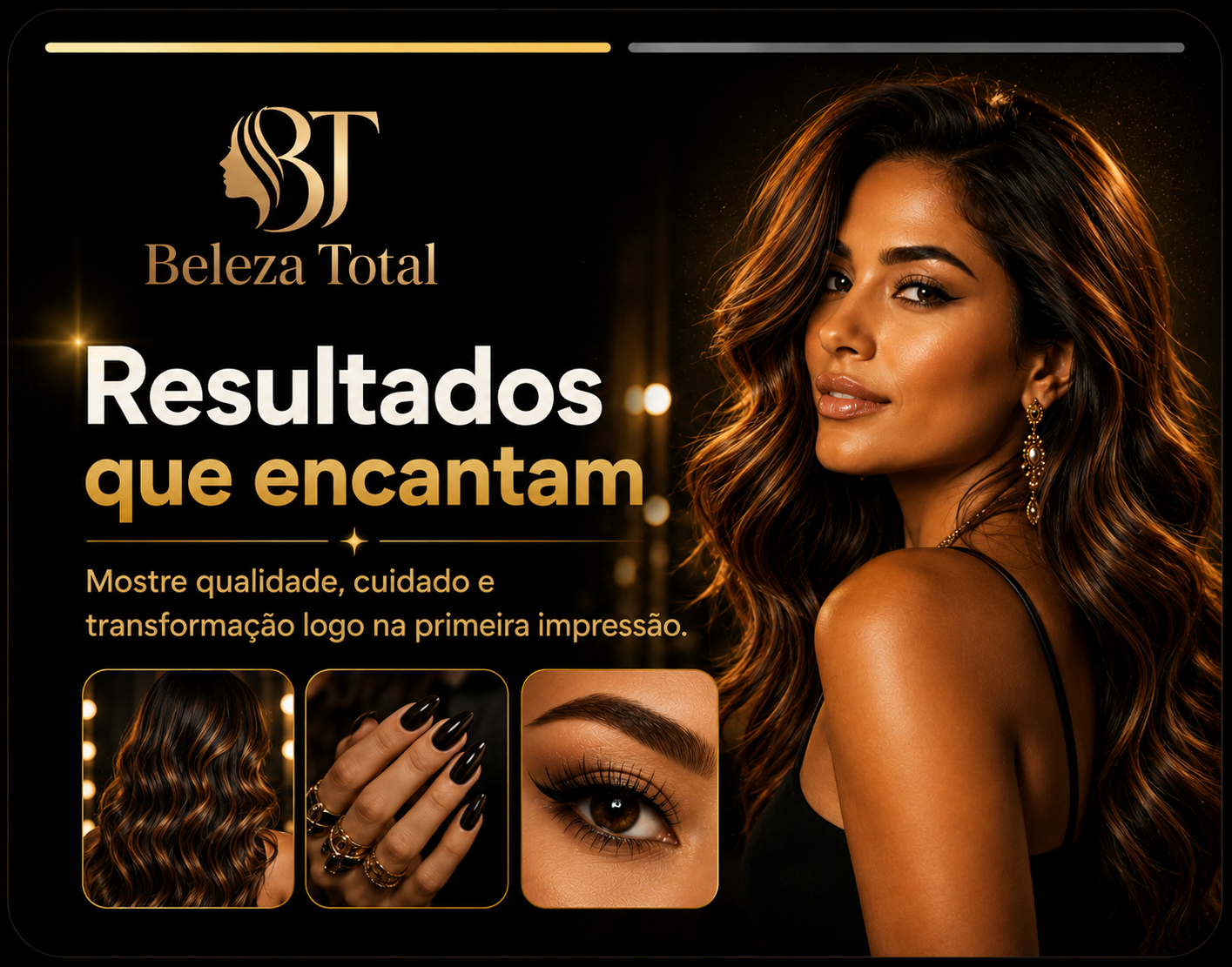 Vitrine da loja exibida no app do cliente